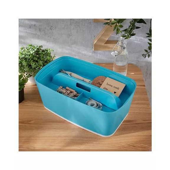 Rendszerező tálca, fogantyúval, LEITZ "MyBox Cosy", nyugodtkék