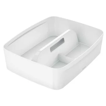   Rendszerező tálca, fogantyúval, nagy, LEITZ "MyBox", fehér