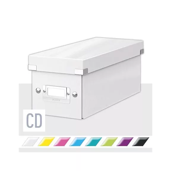 CD-doboz, LEITZ "Click&Store", fehér