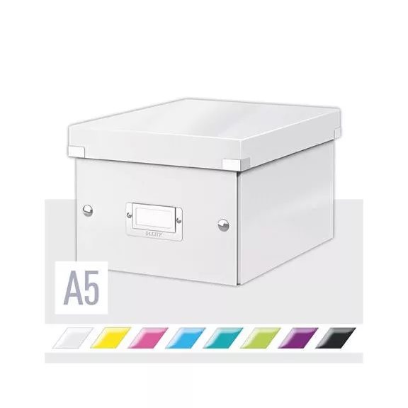 Doboz, A5 méret, LEITZ "Click&Store", fehér