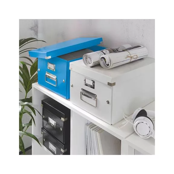Doboz, A4 méret, LEITZ "Click&Store", kék