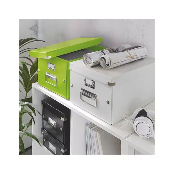 Doboz, A4 méret, LEITZ "Click&Store", zöld