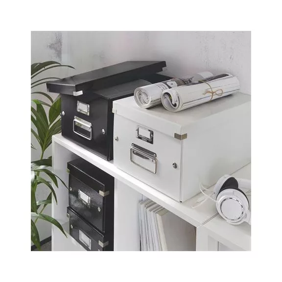 Doboz, A4 méret, LEITZ "Click&Store", fekete