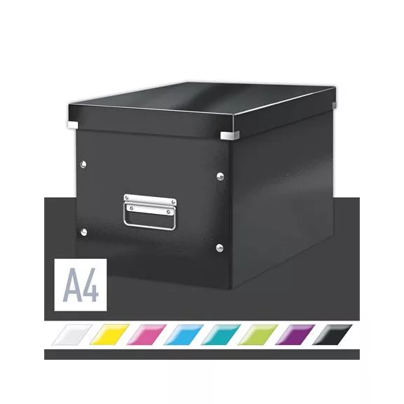 Doboz, L méret, LEITZ "Click&Store", fekete