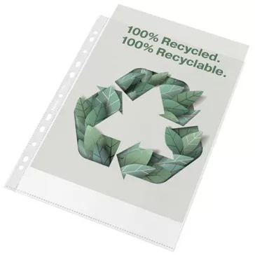   Genotherm, lefűzhető, A4, 70 mikron, narancsos felület, ESSELTE "Recycled"