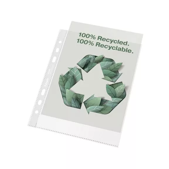 Genotherm, lefűzhető, A5, 70 mikron, narancsos felület, ESSELTE "Recycled"
