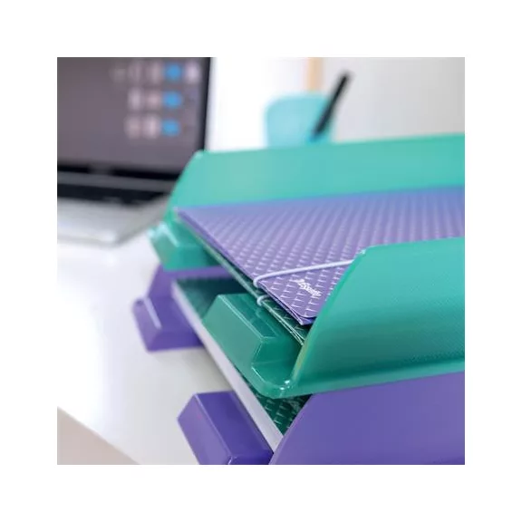 Gumis mappa, karton, A4, ESSELTE "Colour'Breeze", korall