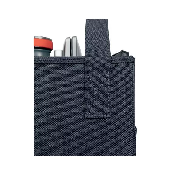 Hordozótáska, 3 rekeszes, LEITZ "Fabric Hot Desking", sötétszürke