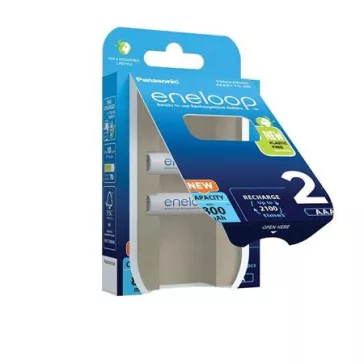   Tölthető elem, AAA mikro, 2x800 mAh Ni-MH, PANASONIC "Eneloop"