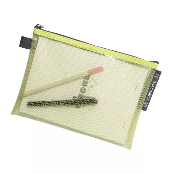 Rendszerező tasak, cipzáras, hálós, A5, EXACOMPTA "Pop'NCo", vegyes