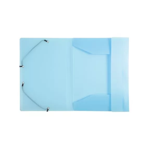 Gumis mappa, PP, A4, EXACOMPTA "Chromaline Pastel", kék