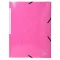 Gumis mappa, karton, A4, EXACOMPTA "Iderama", pink