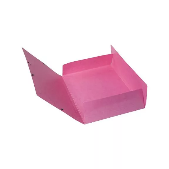 Gumis mappa, karton, A4, EXACOMPTA "Iderama", pink