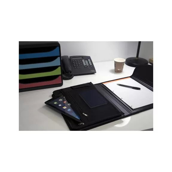 Konferencia mappa, A4, PP, patentos, EXACOMPTA "ExaFolio®", fekete