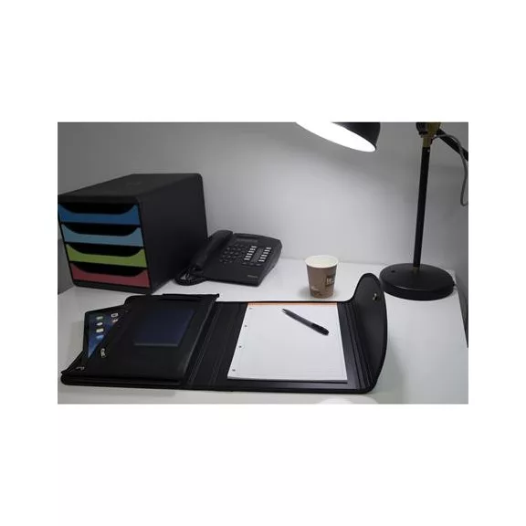 Konferencia mappa, A4, PP, patentos, EXACOMPTA "ExaFolio®", fekete