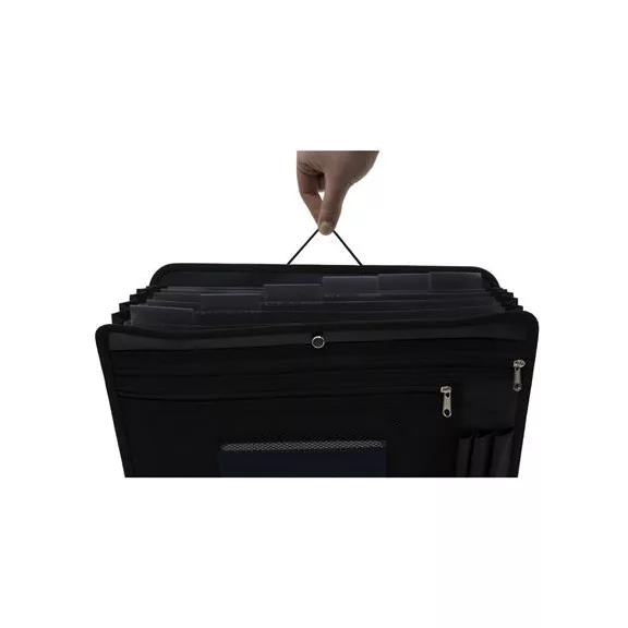 Konferencia mappa, A4, PP, patentos, EXACOMPTA "ExaFolio®", fekete