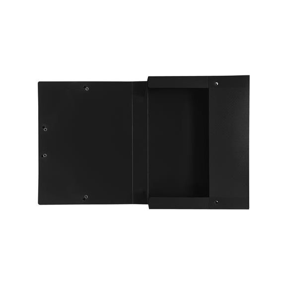 Gumis mappa, PP, A4, 40 mm, EXACOMPTA "Opak", fekete