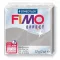 Gyurma, 57 g, égethető, FIMO "Effect", ezüst