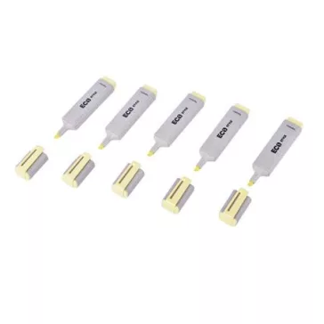   Szövegkiemelő, 1-4 mm, FLEXOFFICE "HL05 Eco Style", sárga