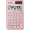 Zsebszámológép, 10 számjegy, CASIO "SL 1000", világos rózsaszín