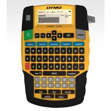   Elektromos feliratozógép, DYMO "Rhino 4200" készlet táskában