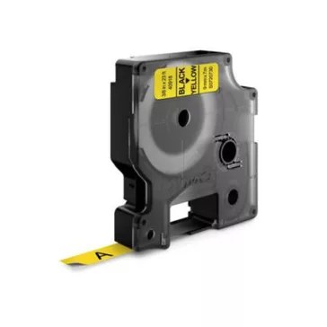   Feliratozógép szalag, 9 mm x 7 m, DYMO "D1", sárga-fekete