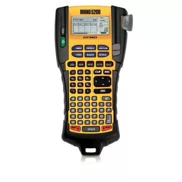   Elektromos feliratozógép, DYMO "Rhino 5200" készlet táskában
