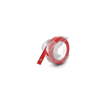   Feliratozógép szalag, 9 mm x 3 m, DYMO "3D", piros