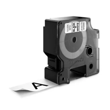   Feliratozógép szalag, 24 mm x 7 m, DYMO "D1", fehér-fekete