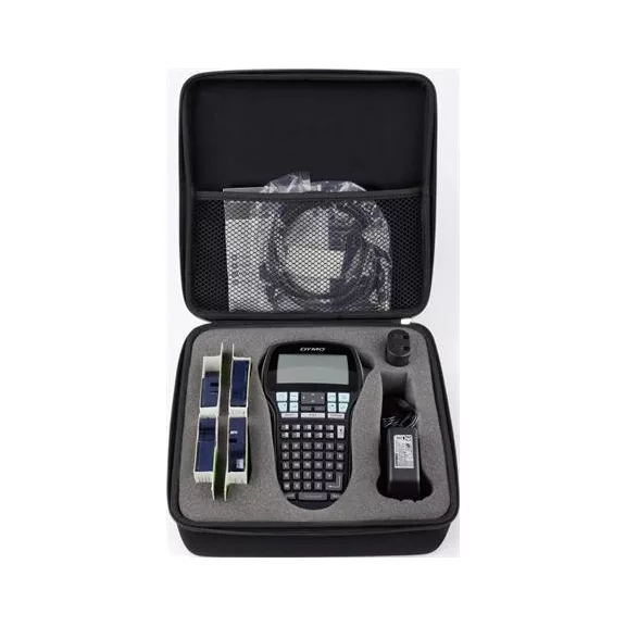 Elektromos feliratozógép, DYMO "LM 420P" készlet táskában