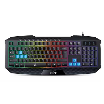   Billentyűzet, vezetékes, USB, HUN, gaming, GENIUS "Scorpion K215"