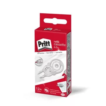   Utántöltő kazetta, 6 mm x 12 m, HENKEL "Pritt Refill"