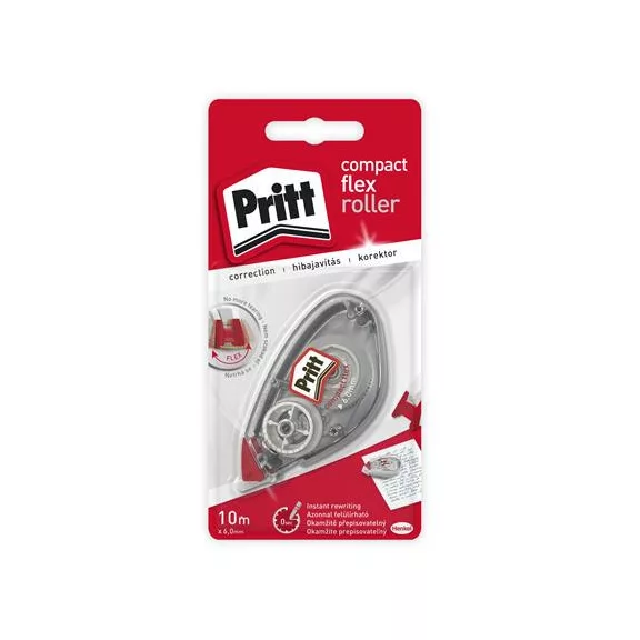 Hibajavító roller, 6 mm x 10 m, HENKEL "Pritt Compact Roller"