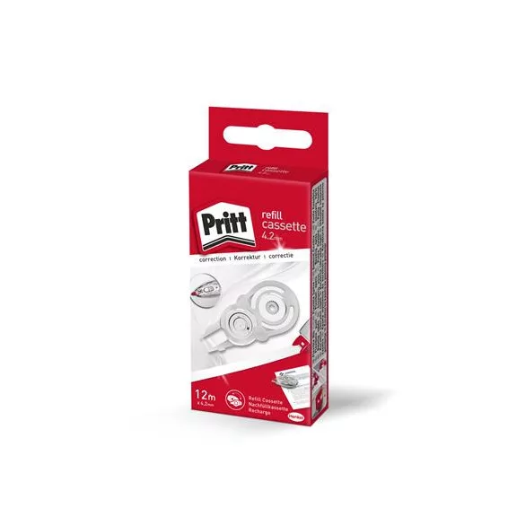 Utántöltő kazetta, 4,2 mm x 12 m, HENKEL "Pritt"