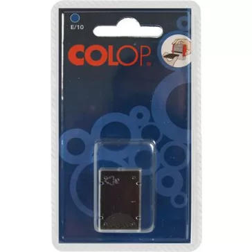   Bélyegző cserepárna, 2 db/bliszter, COLOP "E/10", kék