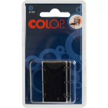  Bélyegző cserepárna, 2 db/bliszter, COLOP "E/30", kék