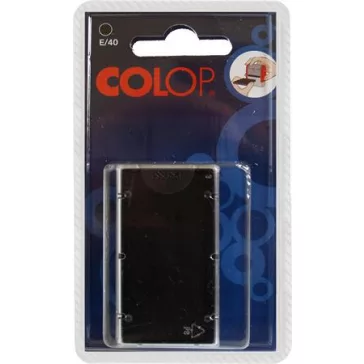   Bélyegző cserepárna, 2 db/bliszter, COLOP "E/40", fekete