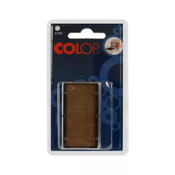 Bélyegző cserepárna, 2 db/bliszter, COLOP "E/40", natúr