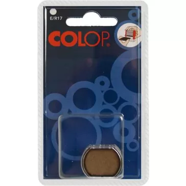   Bélyegző cserepárna, 2 db/bliszter, COLOP "E/R17", natúr