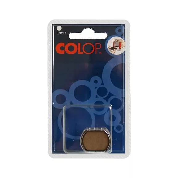 Bélyegző cserepárna, 2 db/bliszter, COLOP "E/R17", natúr