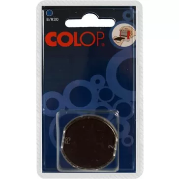   Bélyegző cserepárna, 2 db/bliszter, COLOP "E/R30", kék