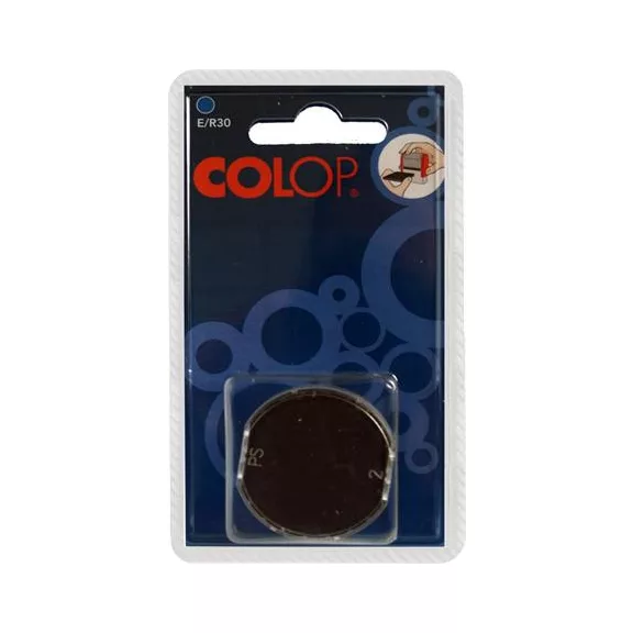 Bélyegző cserepárna, 2 db/bliszter, COLOP "E/R30", kék