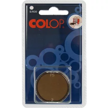   Bélyegző cserepárna, 2 db/bliszter, COLOP "E/R30", natúr