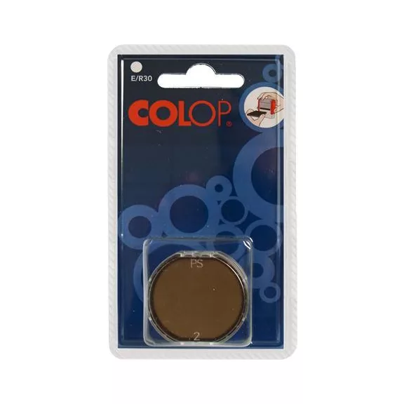 Bélyegző cserepárna, 2 db/bliszter, COLOP "E/R30", natúr