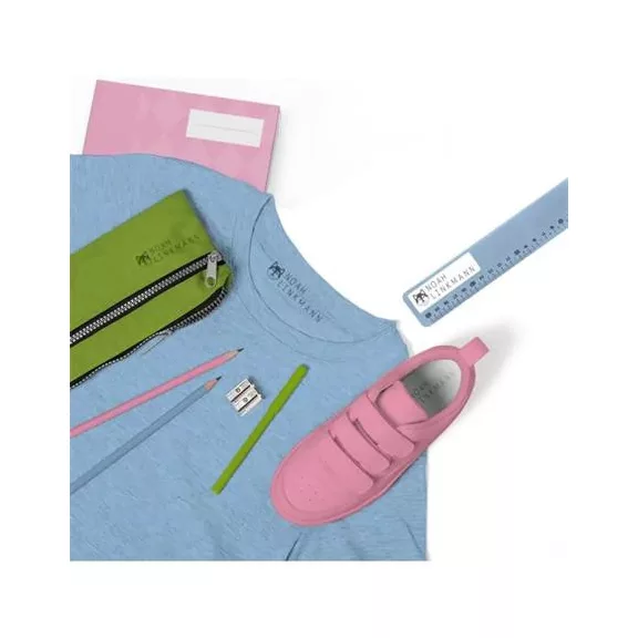 Bélyegző textilhez, kirakós COLOP "Marky", zöld ház, fekete párnával