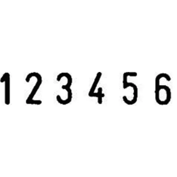 Számbélyegző, COLOP "S126"