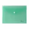 Irattartó tasak, A5, PP, patentos, VICTORIA OFFICE, zöld