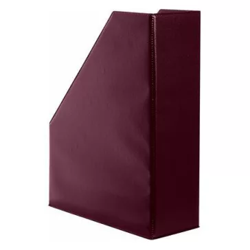 Iratpapucs, PVC, 95 mm, VICTORIA OFFICE, bordó