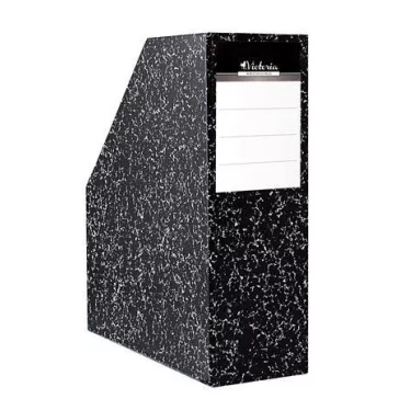   Iratpapucs, karton, 90 mm, VICTORIA OFFICE, "Márvány"