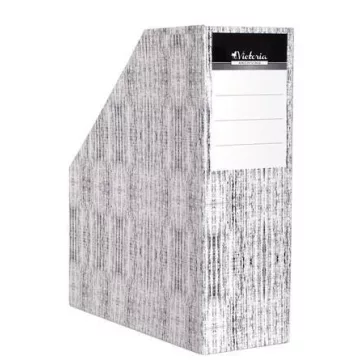   Iratpapucs, karton, 90 mm, VICTORIA OFFICE, "Textil"